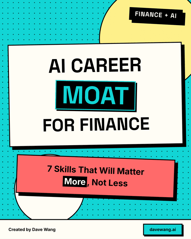 AI Career Moat for Finance Professionals