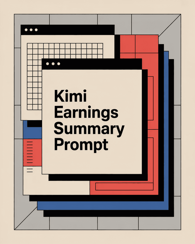Kimi Earnings Summary Prompt